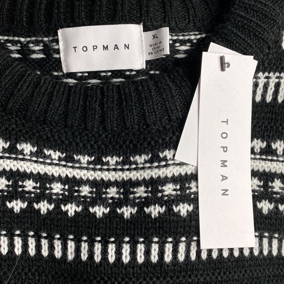 TOPMAN Fair Isle Sweater - Picture 5 of 5